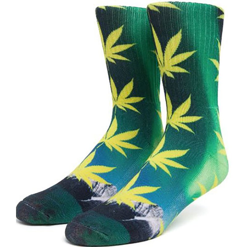 HUF Skateboards Digital Nature Plant Life Socks Green-5150 Skate Shop