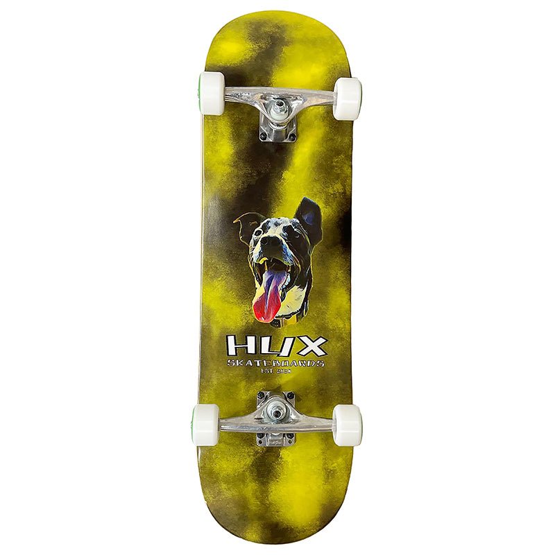 HUX 8.75” Stoked AF Yellow Custom Complete Skateboard - 5150 Skate Shop