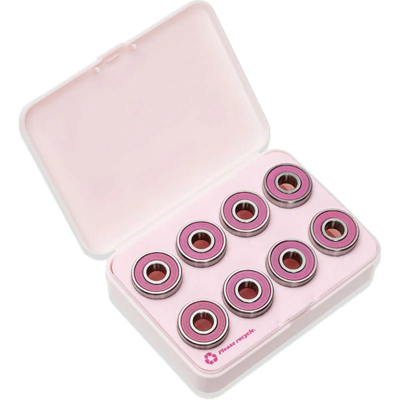 Impala Roller Skate ABEC-7 Bearings Set Silver/Pink (8pcs=1skate)-5150 Skate Shop