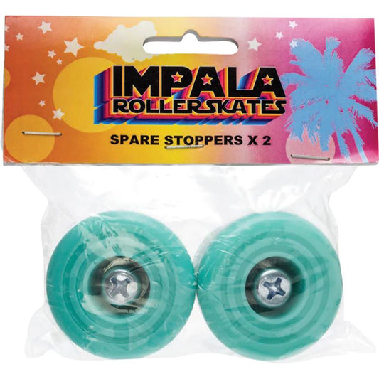 Impala Skate Spare Stoppers AQUA 2pk-5150 Skate Shop
