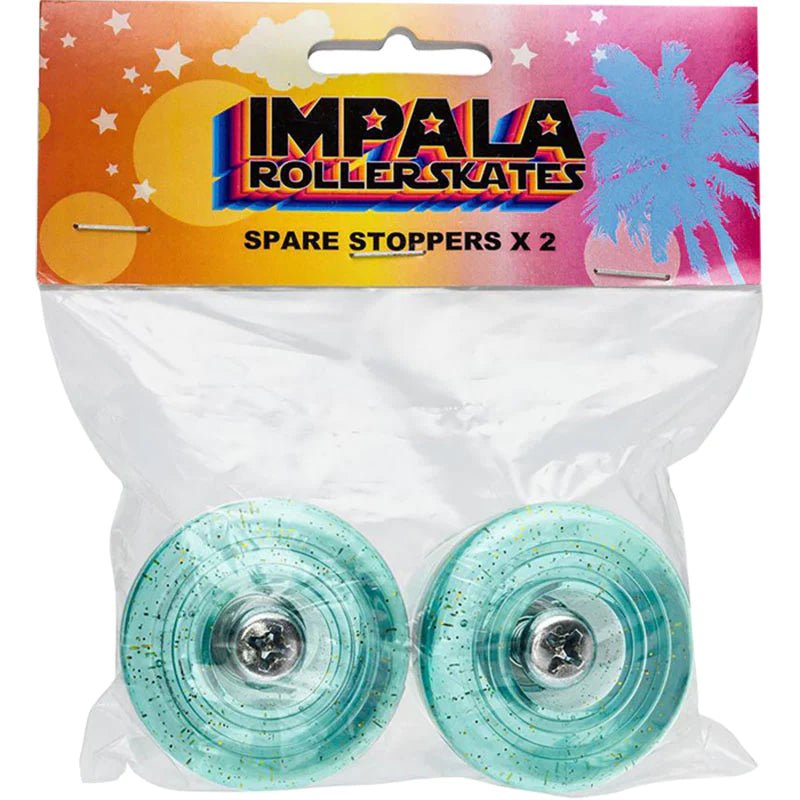 Impala Skate Spare Stoppers Holographic 2pk-5150 Skate Shop