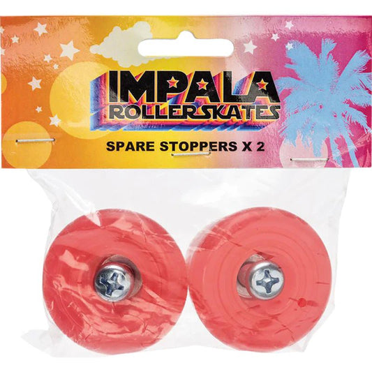 Impala Skate Spare Stoppers Red 2pk-5150 Skate Shop