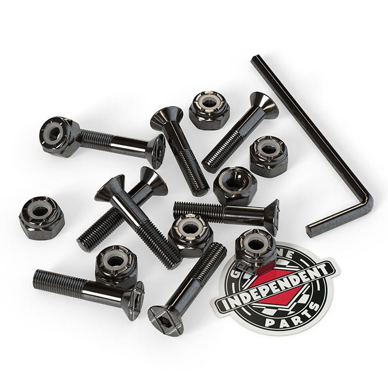 Independent 7/8" Genuine Parts Allen Head Black Skateboard Hardware-5150 Skate Shop