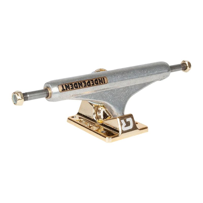 Independent Stage 11 Pro Carlos Ribeiro Silver Gold Mid Skateboard Trucks 2pk - 5150 Skate Shop