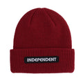 Independent Trucks B/C Groundwork Beanie Long Shoreman Red Beanie-5150 Skate Shop
