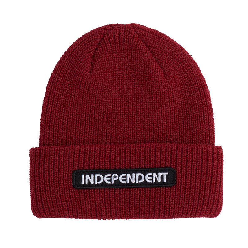 Independent Trucks B/C Groundwork Beanie Long Shoreman Red Beanie-5150 Skate Shop