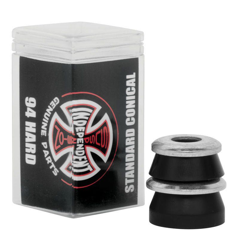 Independent Trucks Conical (94a) Hard Black w/washers Skateboard Bushings 2pr 5150 Skate Shop