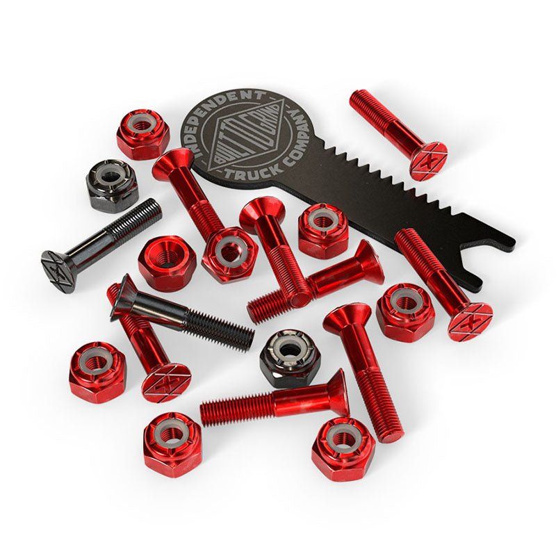 Independent Trucks Genuine Parts 1" Phillips w/tool Red/Black Skateboard Hardware 5150 Skate Shop