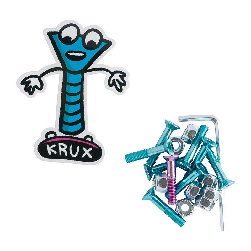 Krux Trucks 1" Krome Allen Skateboard Hardware-5150 Skate Shop