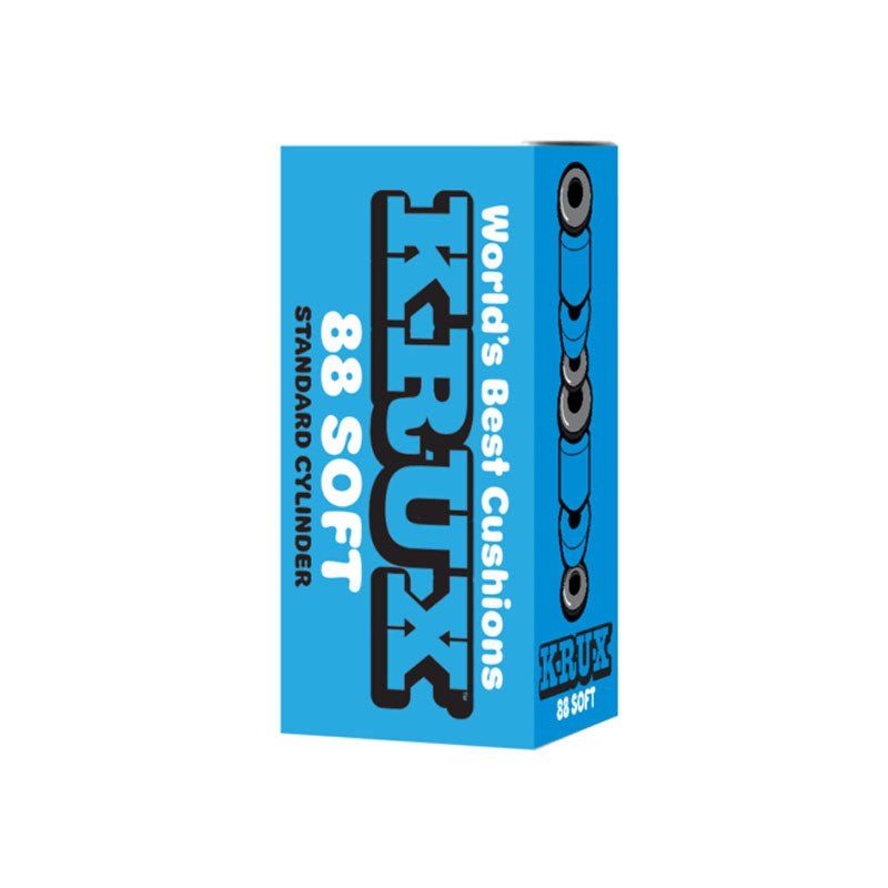Krux Trucks (88a) Soft Worlds Best Cushions Blue Skateboard Bushings 5150 Skate Shop