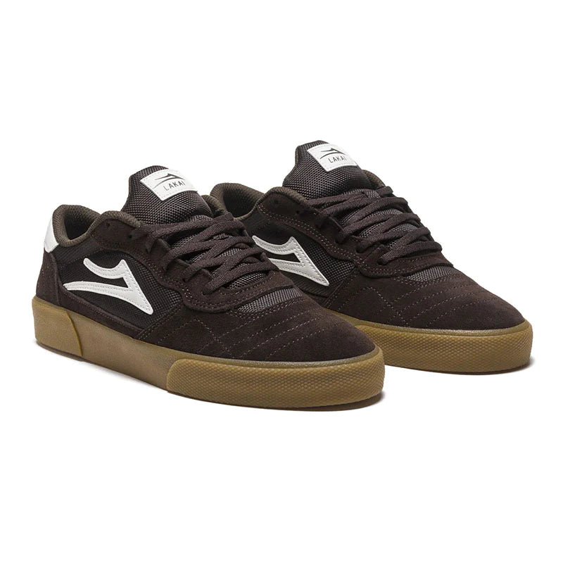 Lakai CAMBRIDGE - CHOCOLATE/LIGHT BLUE UV SUEDE - 60.91% LEATHER 39.09% TEXTILE Shoes-5150 Skate Shop