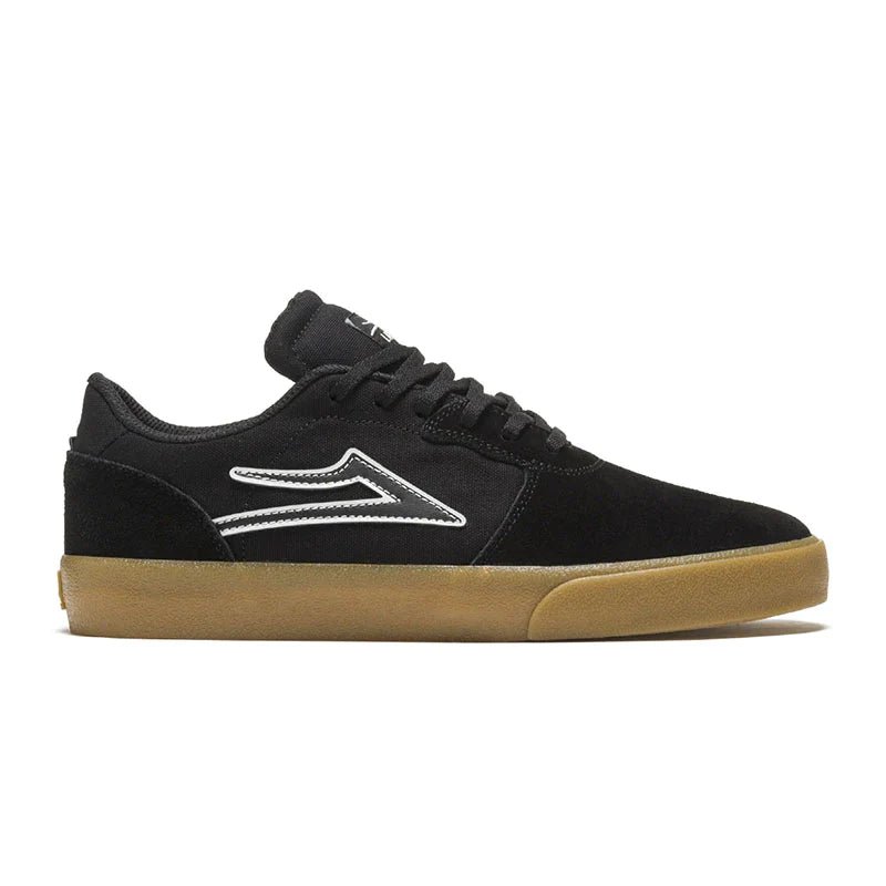 Lakai CARDIFF - BLACK/GUM SUEDE - 60.91% LEATHER 39.09% TEXTILE Shoes-5150 Skate Shop