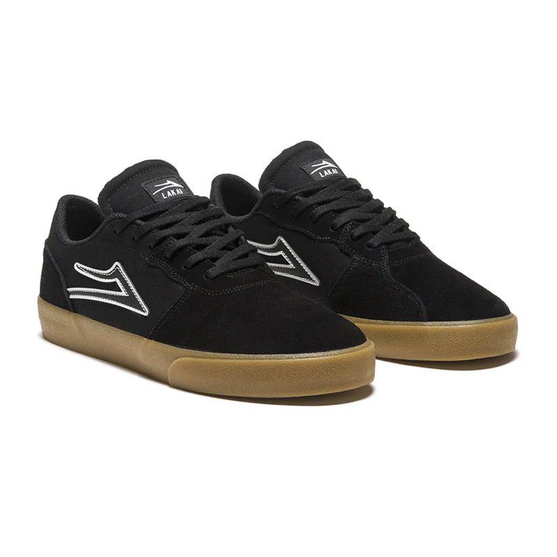 Lakai CARDIFF - BLACK/GUM SUEDE - 60.91% LEATHER 39.09% TEXTILE Shoes-5150 Skate Shop