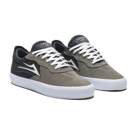 Lakai ESSEX - LIGHT GREY/CHARCOAL SUEDE - 60.91% LEATHER 39.09% TEXTILE Shoes 5150 Skate Shop