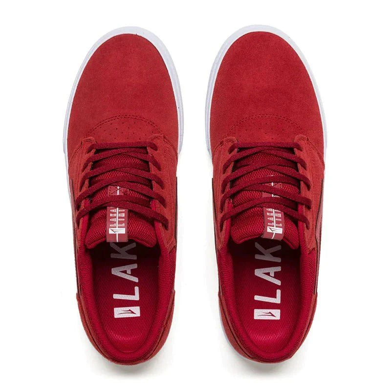 Lakai GRIFFIN RED/REFLECTIVE SUEDE Shoes 5150 Skate Shop