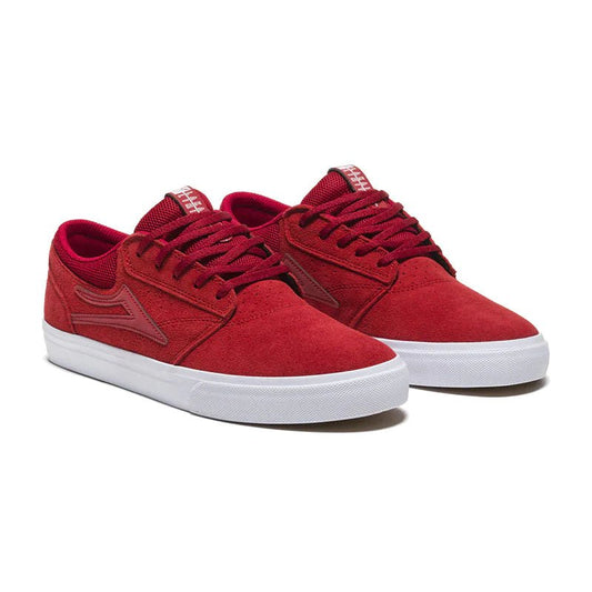 Lakai GRIFFIN RED/REFLECTIVE SUEDE Shoes - 5150 Skate Shop