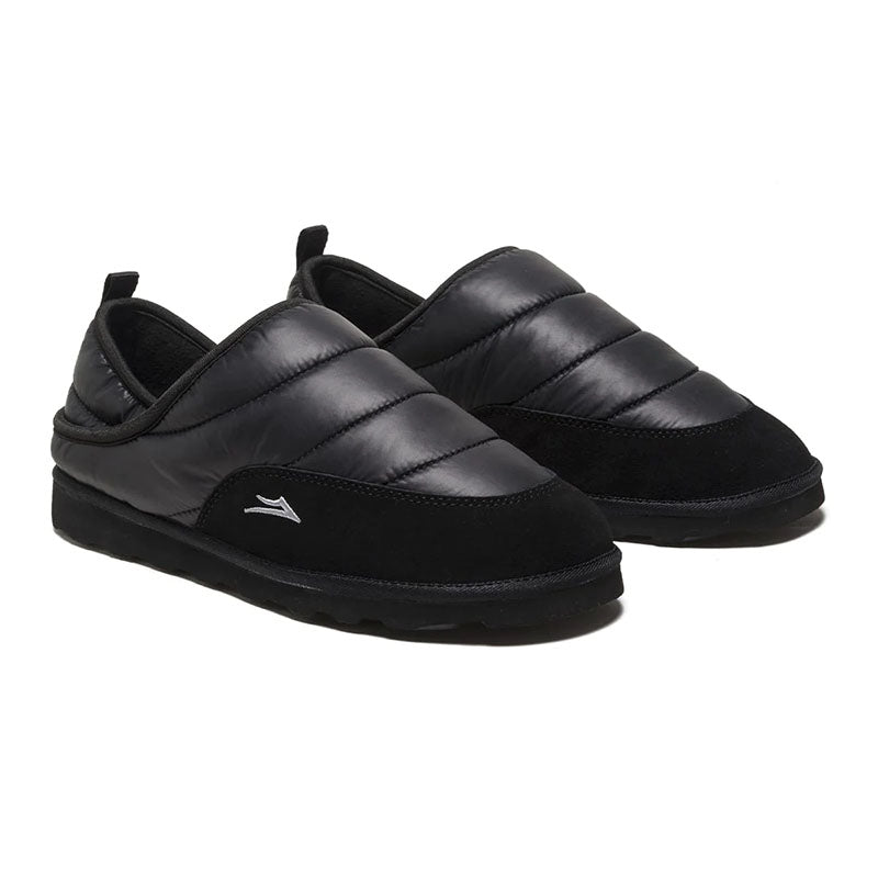 Lakai Limited Footwear Mens Black Nylon Owen Slippers - 5150 Skate Shop