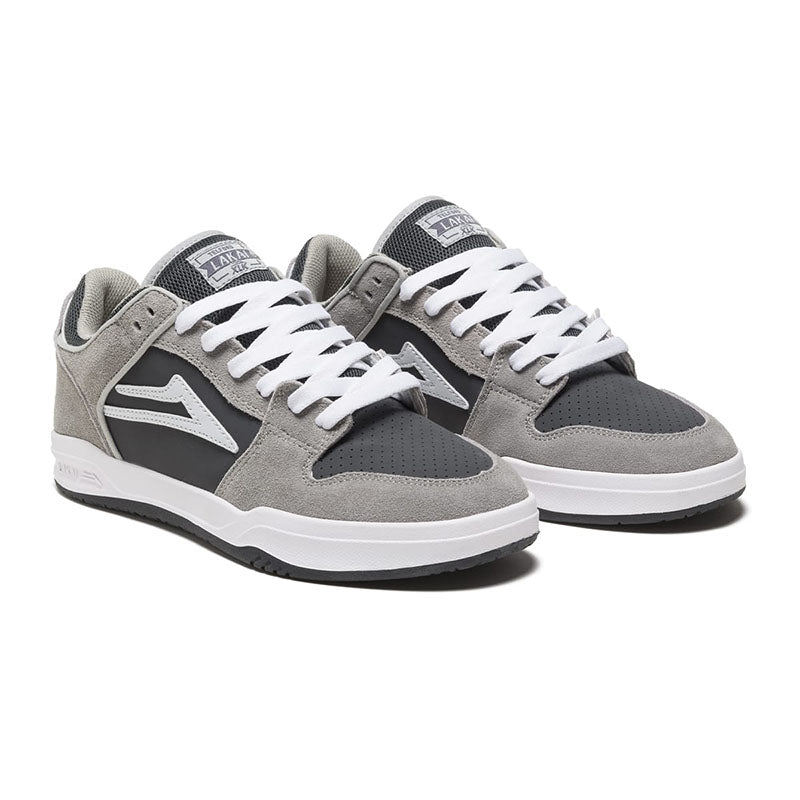 Lakai Limited Footwear Telford Low LIGHT GREY SUEDE Shoes-5150 Skate Shop