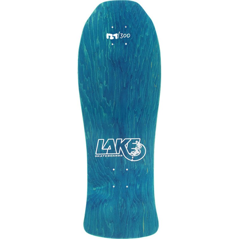 Lake 10" x 30" Blue Guts Reissue #63 of 300 Made Skateboard Deck-5150 Skate Shop
