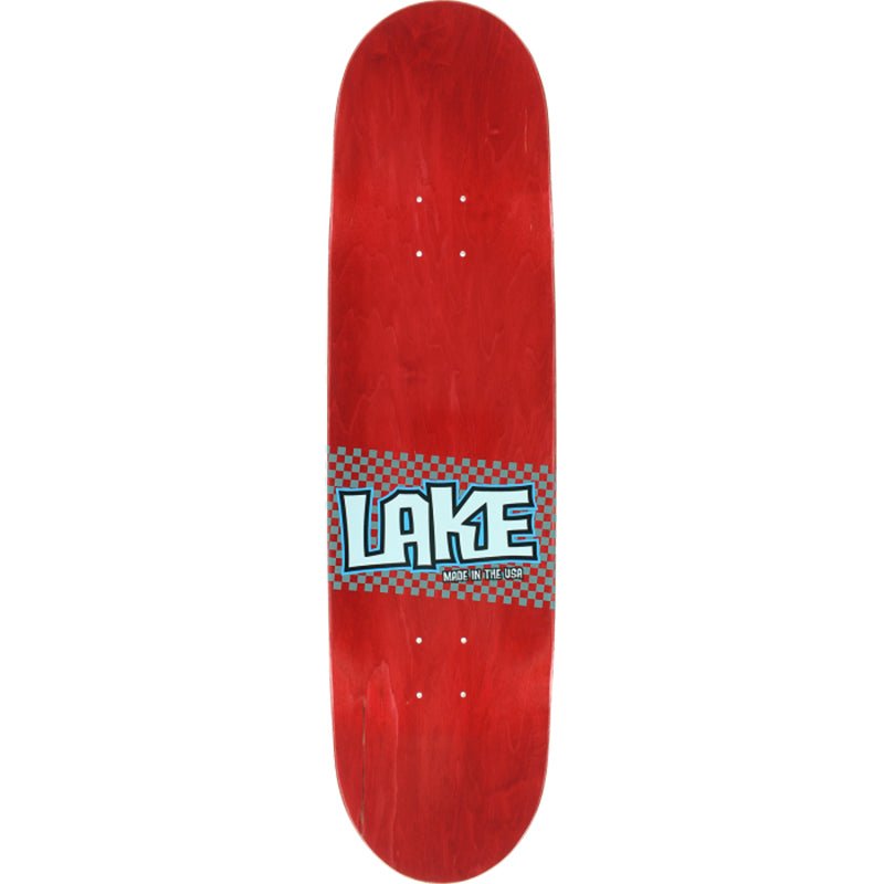 Lake 8.3" Full Deck Red Stain Skateboard Deck-5150 Skate Shop