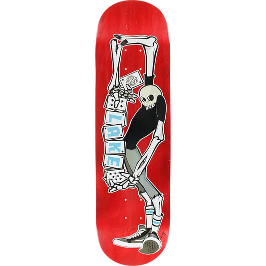 Lake 8.3" Full Deck Red Stain Skateboard Deck - 5150 Skate Shop