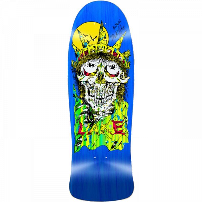 Lake 9.87" x 30.25" Liberty Reissue Blue Stain Skateboard Deck 5150 Skate Shop
