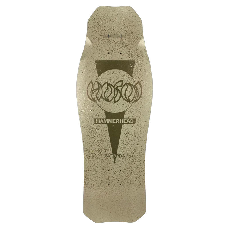 Hosoi Limited 24K Gold Flake O.G. Cream Hammerhead Skateboards Deck-5150 Skate Shop