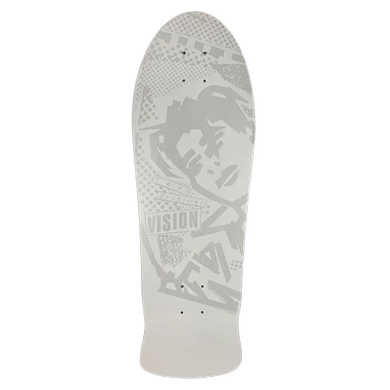 Limited Winter Vision Original MG Deck -WHITE OUT Hand Screened - 5150 Skate Shop