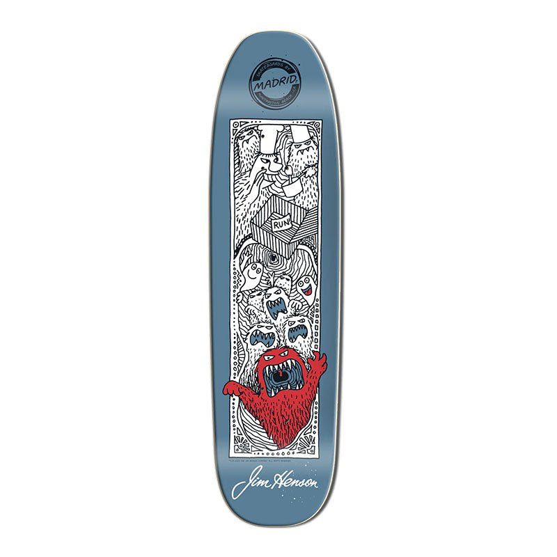 Madrid 8.625 x 33" Limited Edition Doodle Run Pool Skateboard Deck 5150 Skate Shop