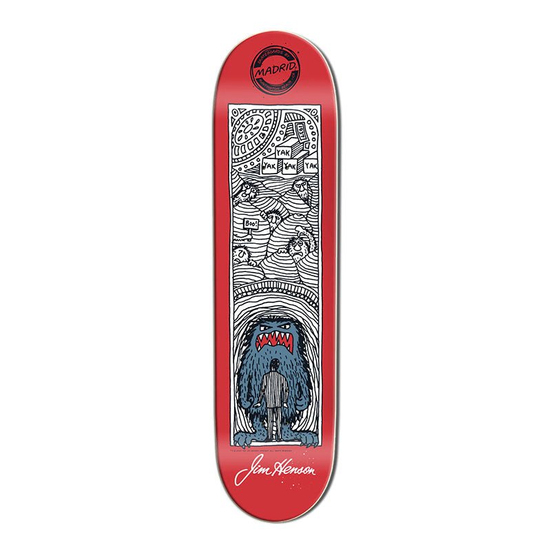 Madrid 8" x 31.75" Limited Edition Doodle Boo Street Skateboard Deck-5150 Skate Shop
