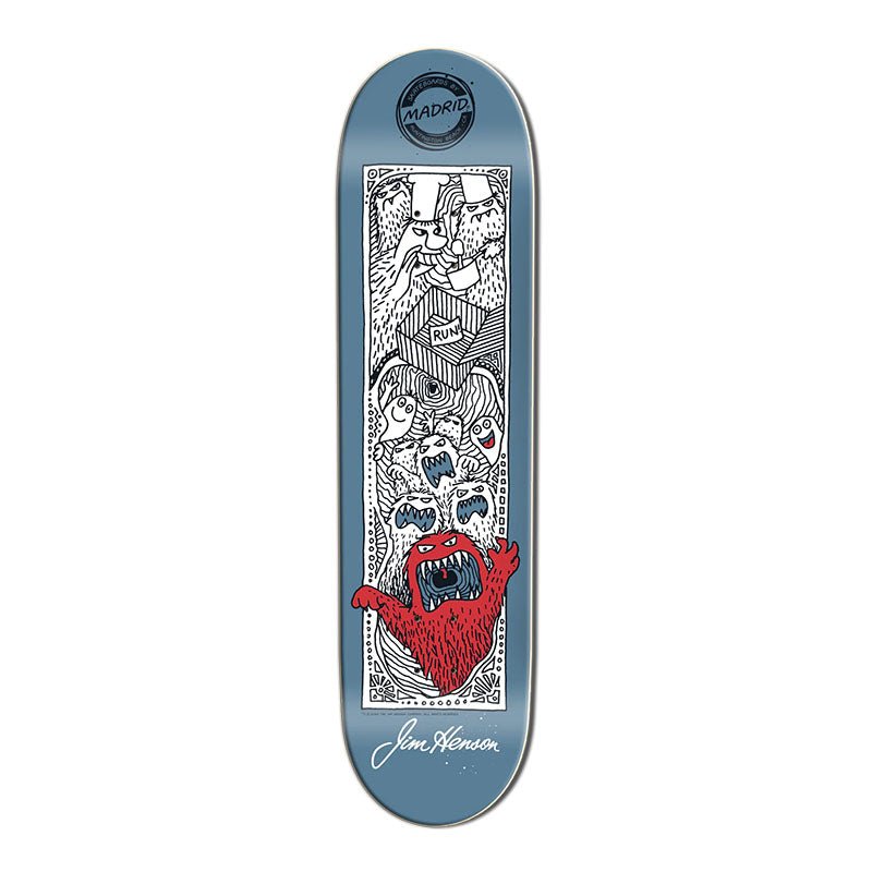 Madrid 8" x 31.75" Limited Edition Doodle Run Street Skateboard Deck-5150 Skate Shop