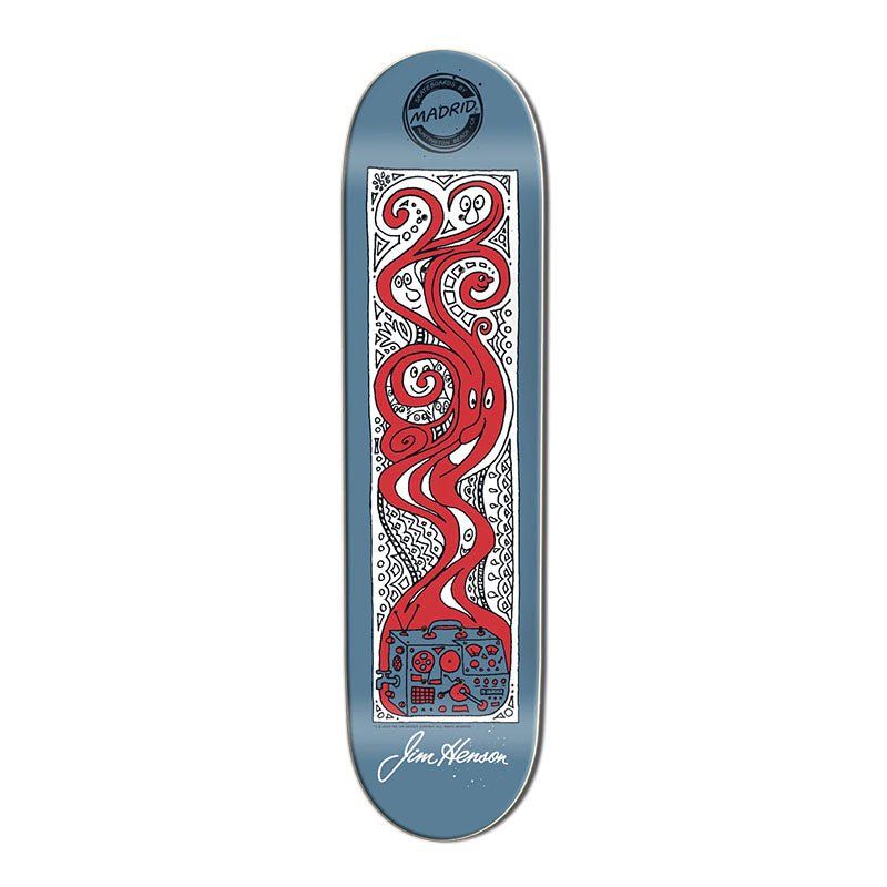 Madrid 8" x 31.75" Limited Edition Doodle Squig Street Skateboard Deck-5150 Skate Shop