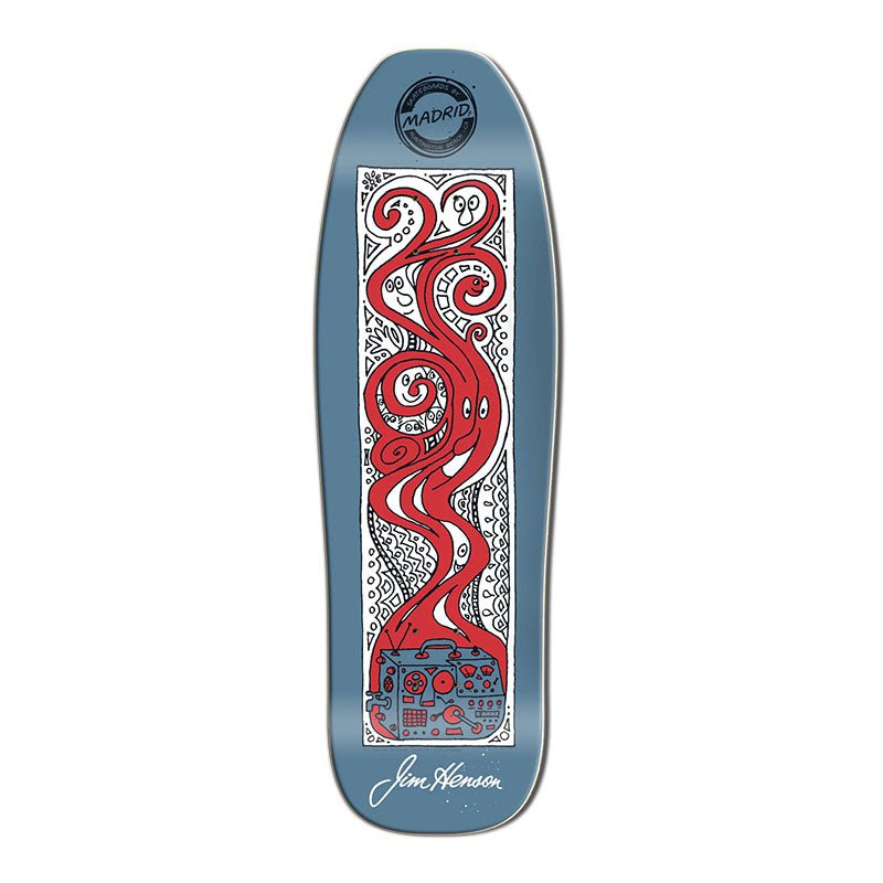 Madrid 9.5" x 31" Limited Edition Doodle Squig Pool Skateboard Deck-5150 Skate Shop