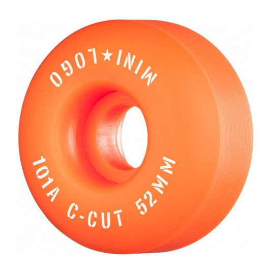 Mini Logo 52mm 101a C-Cut Orange Skateboard Wheels 4pk - 5150 Skate Shop