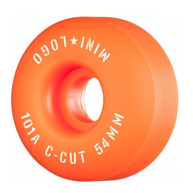 Mini Logo 54mm 101a C-Cut Orange Skateboard Wheels 4pk - 5150 Skate Shop
