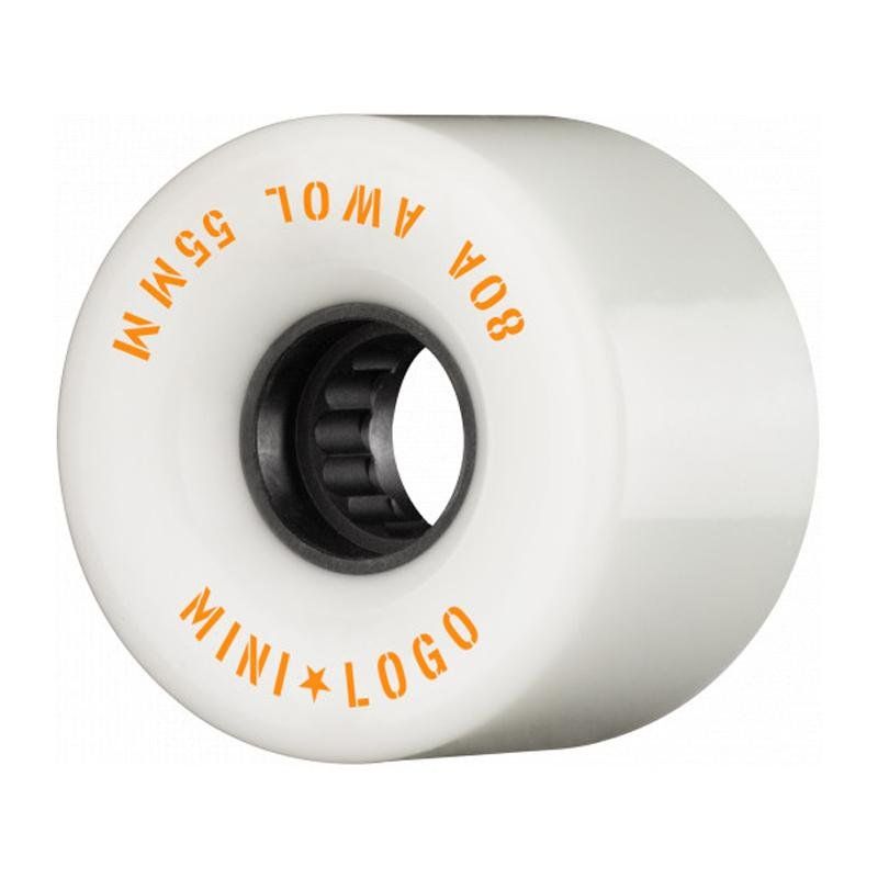 Mini Logo 55mm 80a AWOL White Skateboard Wheels 4pk 5150 Skate Shop