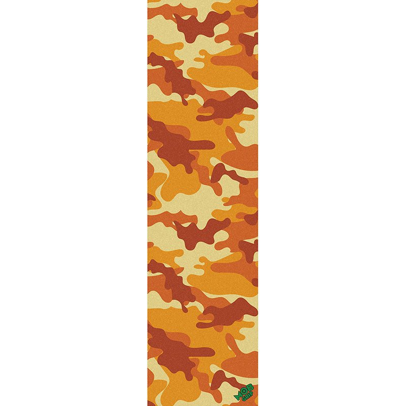 Mob Grip 9" x 33" (ORANGE CAMO) Graphic Mob Skateboard Grip Tape-5150 Skate Shop