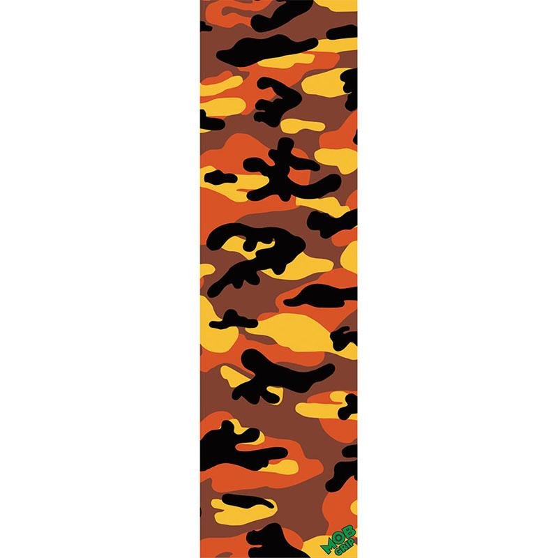 Mob Grip 9" x 33" (ORANGE CAMO) Skateboard Grip Tape-5150 Skate Shop