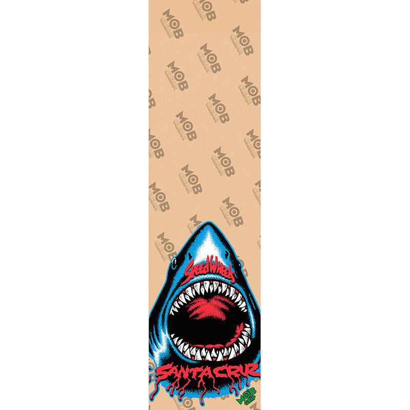 Mob Grip 9" x 33" SC Speed Wheels Clear Shark Skateboard Grip Tape - 5150 Skate Shop
