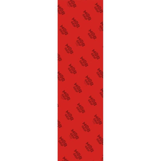 Mob Grip 9" x 33" Trans Clear Red Skateboard Grip Tape - 5150 Skate Shop