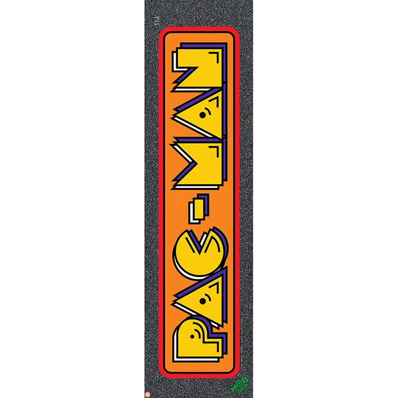 Mob Grip X PAC-MAN Classic Graphic Black #2 Skateboard Grip Tape - 5150 Skate Shop