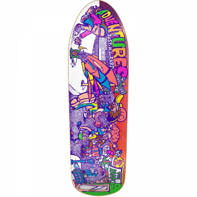 New Deal 9.72" x 31.4" Girard Adventures Of Neon HT Skateboard Deck - 5150 Skate Shop