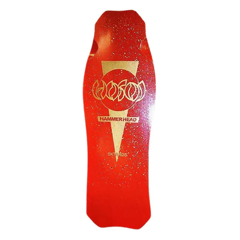 New Years 2023 Limited 24K Gold Flake- Hosoi Skateboards O.G. Hammerhead Deck - 5150 Skate Shop
