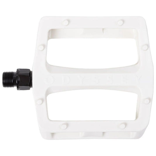 Odyssey Grandstand v2 PC - 9/16" White Bicycle Pedals 5150 Skate Shop