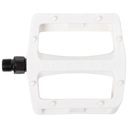 Odyssey Grandstand v2 PC - 9/16" White Bicycle Pedals - 5150 Skate Shop