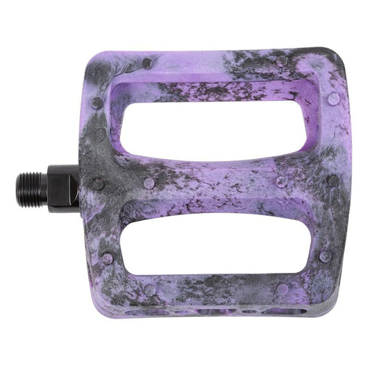 Odyssey Twisted Pro PC 9/16" Purple/Black Swirl Bicycle Pedals 1 Pair - 5150 Skate Shop