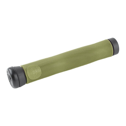 Odyssey Warnin' 165mm Black Core/Army Green Sleeve (Gary Young Signature) Bicycle Grips - 5150 Skate Shop