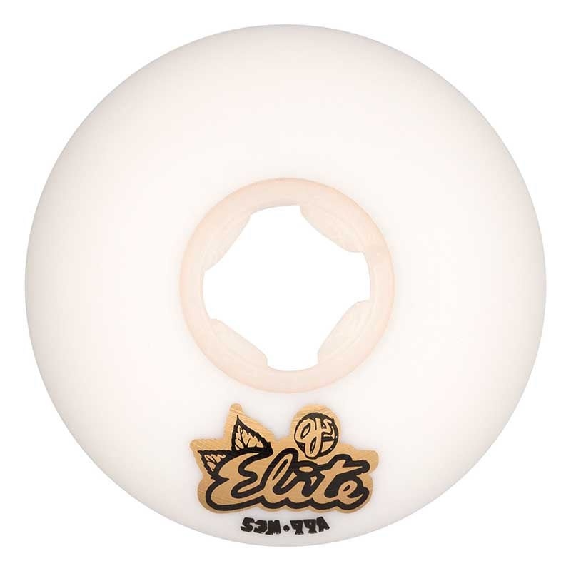 OJ 53mm 99a Gold Street Razors Elite White EZ EDGE Skateboard Wheels 4pk-5150 Skate Shop