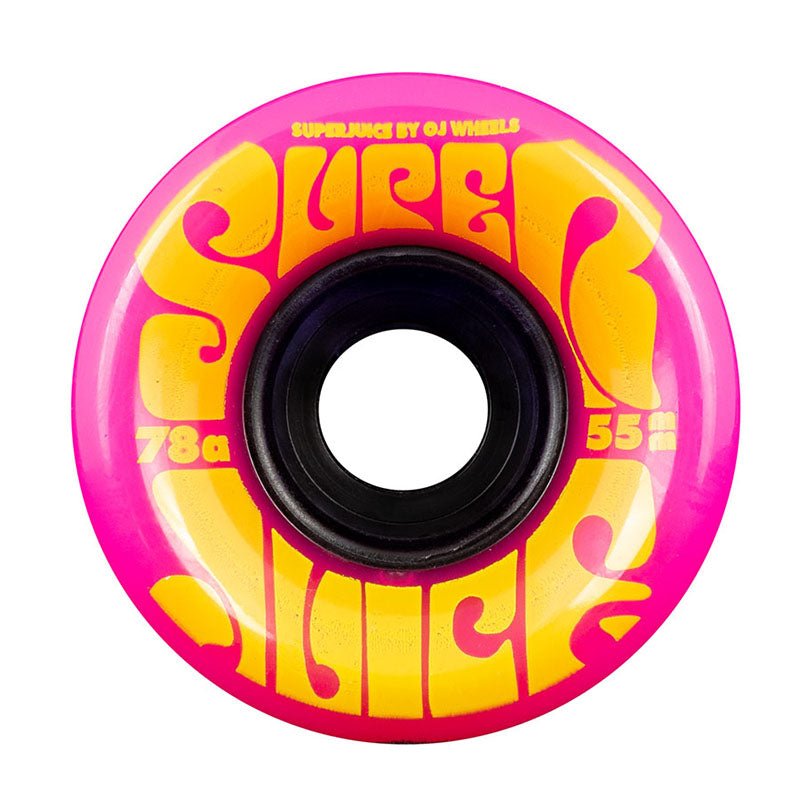 OJ 55mm 78a Mini Super Juice Pink Skateboard Wheels 4pk-5150 Skate Shop