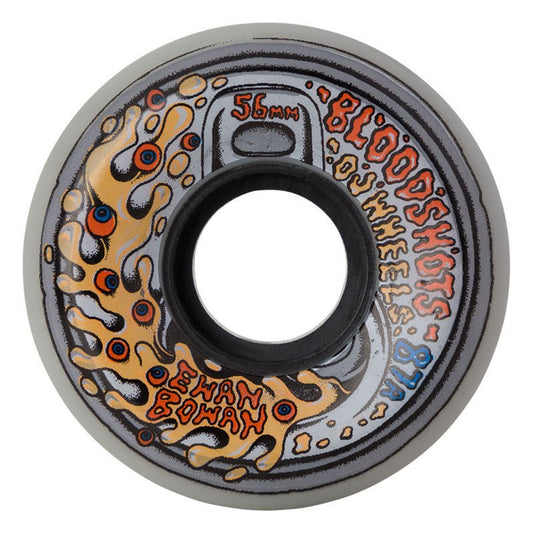 OJ 56mm 87a Bowman Bloodshots Keyframe Skateboard Wheels 4pk - 5150 Skate Shop